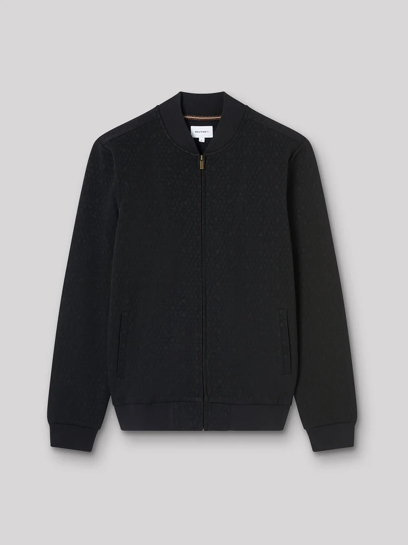 Veste legère col teddy uni