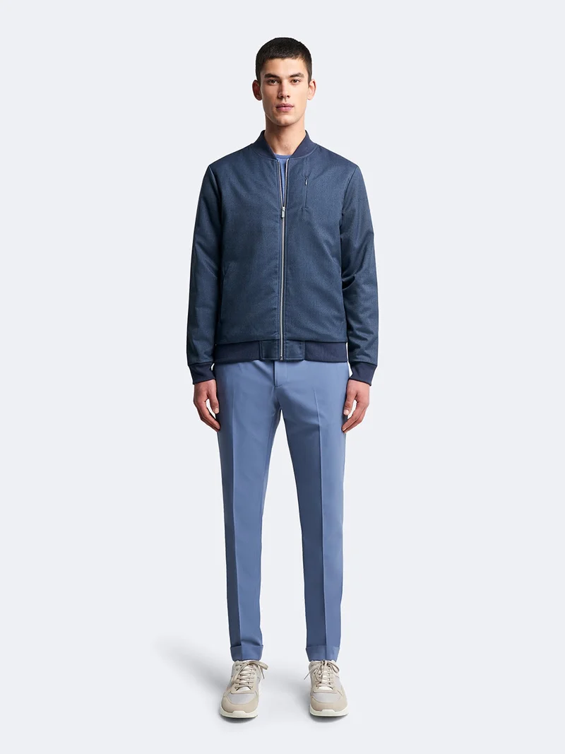 Veste légère col teddy