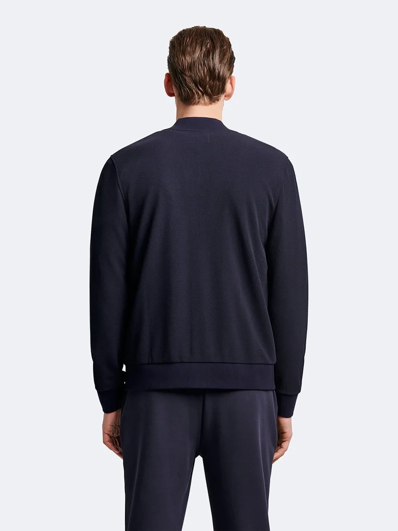 Veste légère col teddy