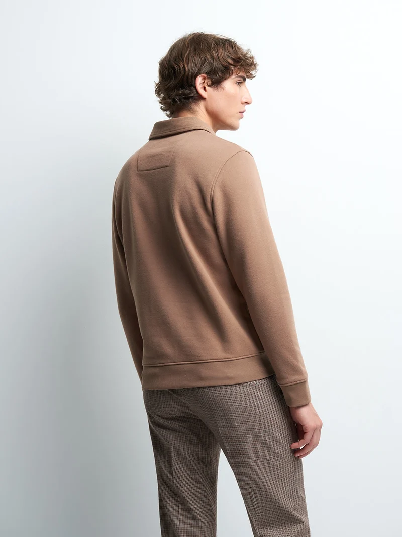Sweat en coton uni