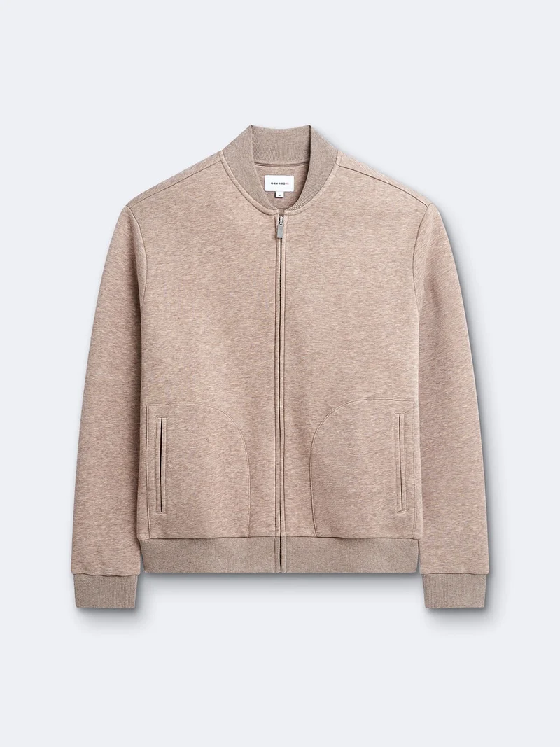 Veste légère regular col teddy