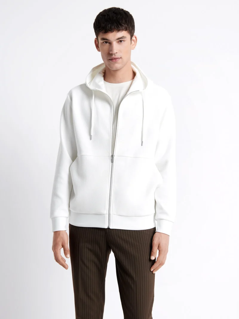 Sweat à capuche en coton