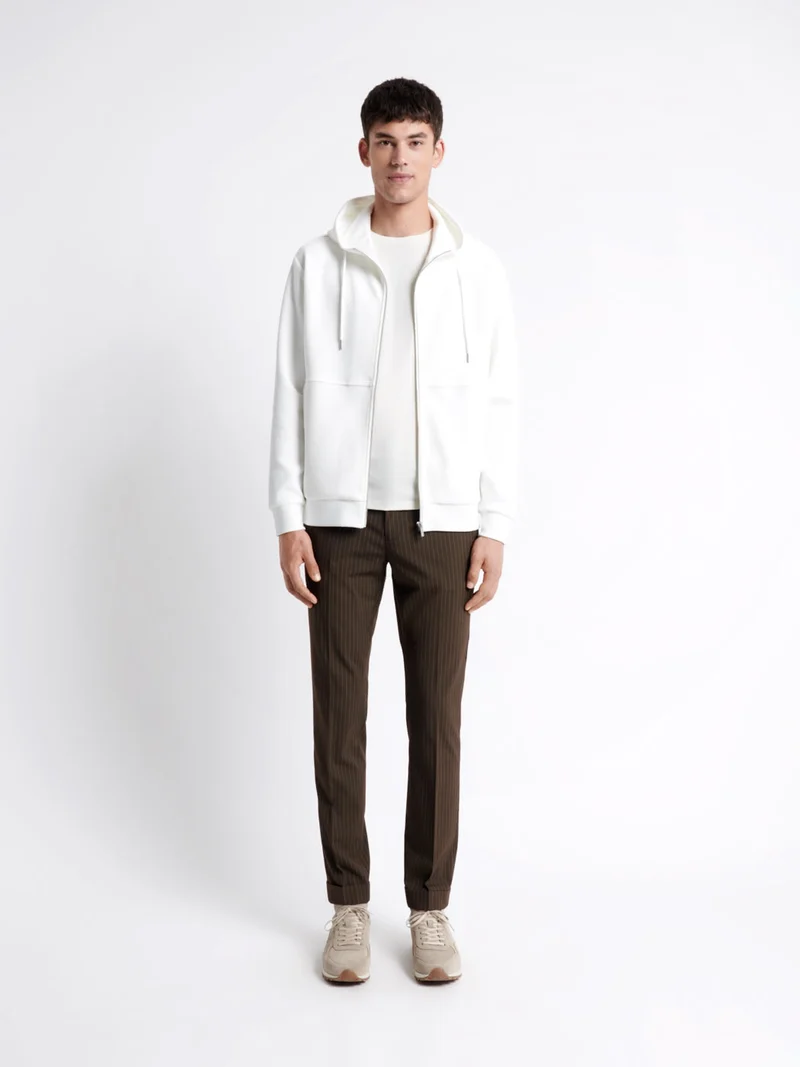Sweat à capuche en coton