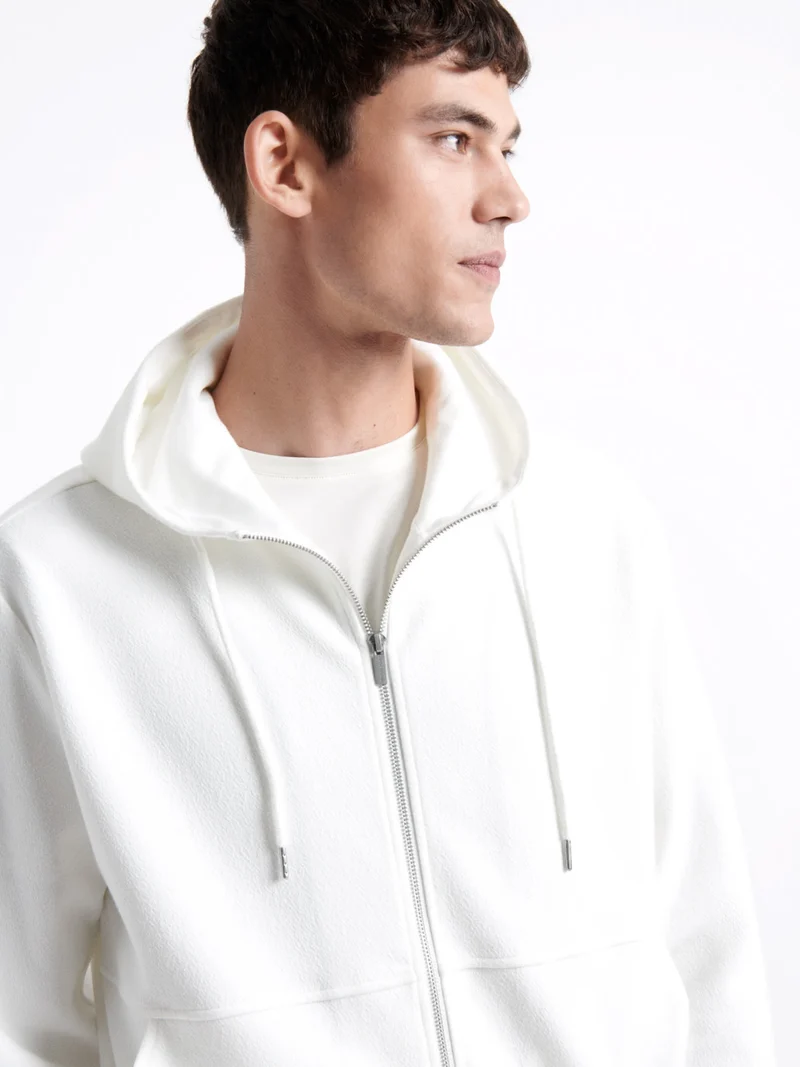 Sweat à capuche en coton