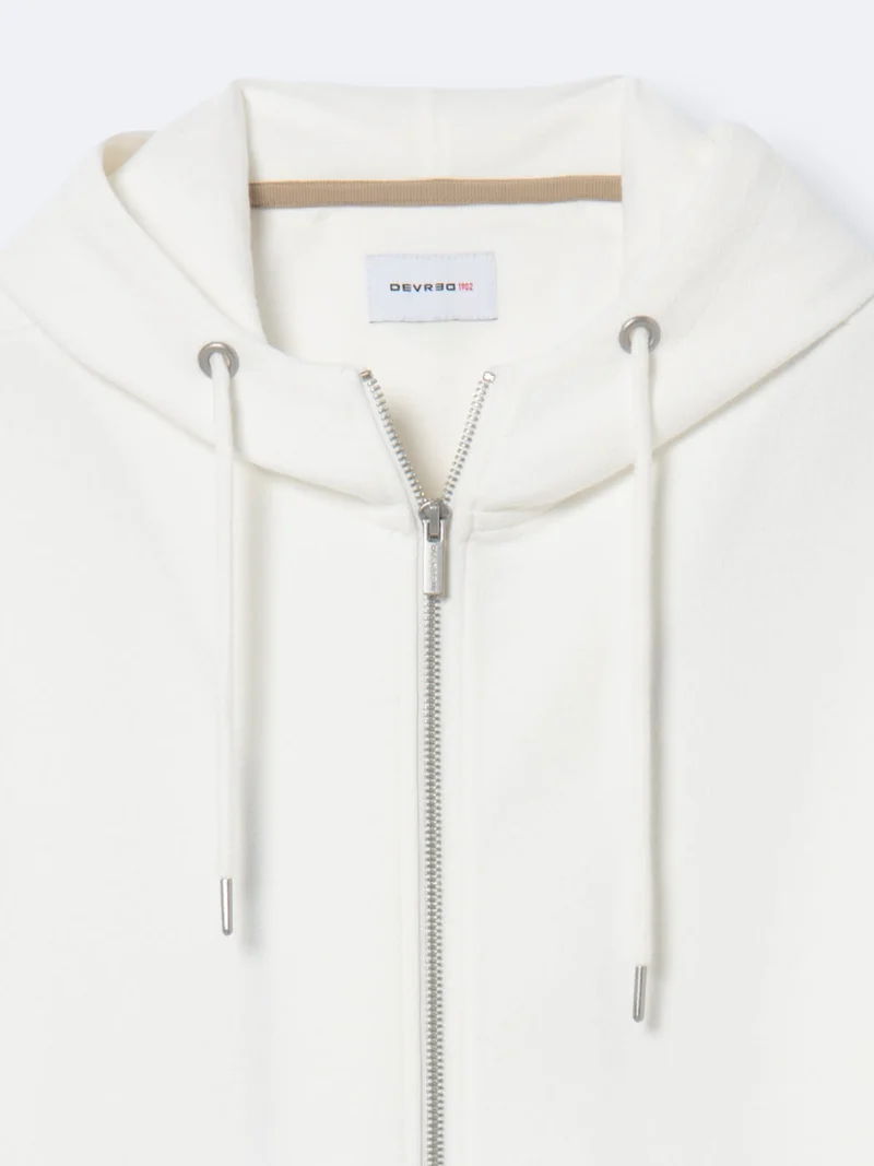 Sweat à capuche en coton