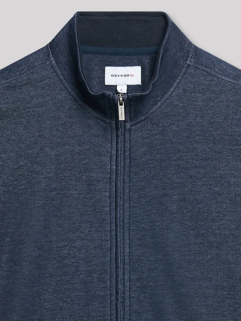 Sweat col montant bicolore