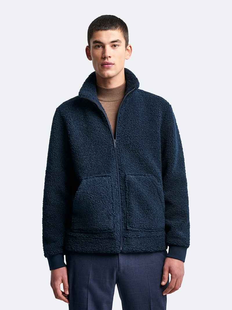 Blouson col montant sherpa