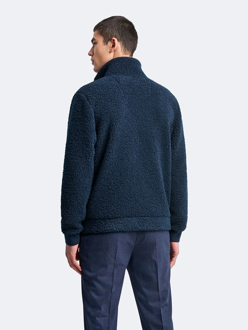 Blouson col montant sherpa