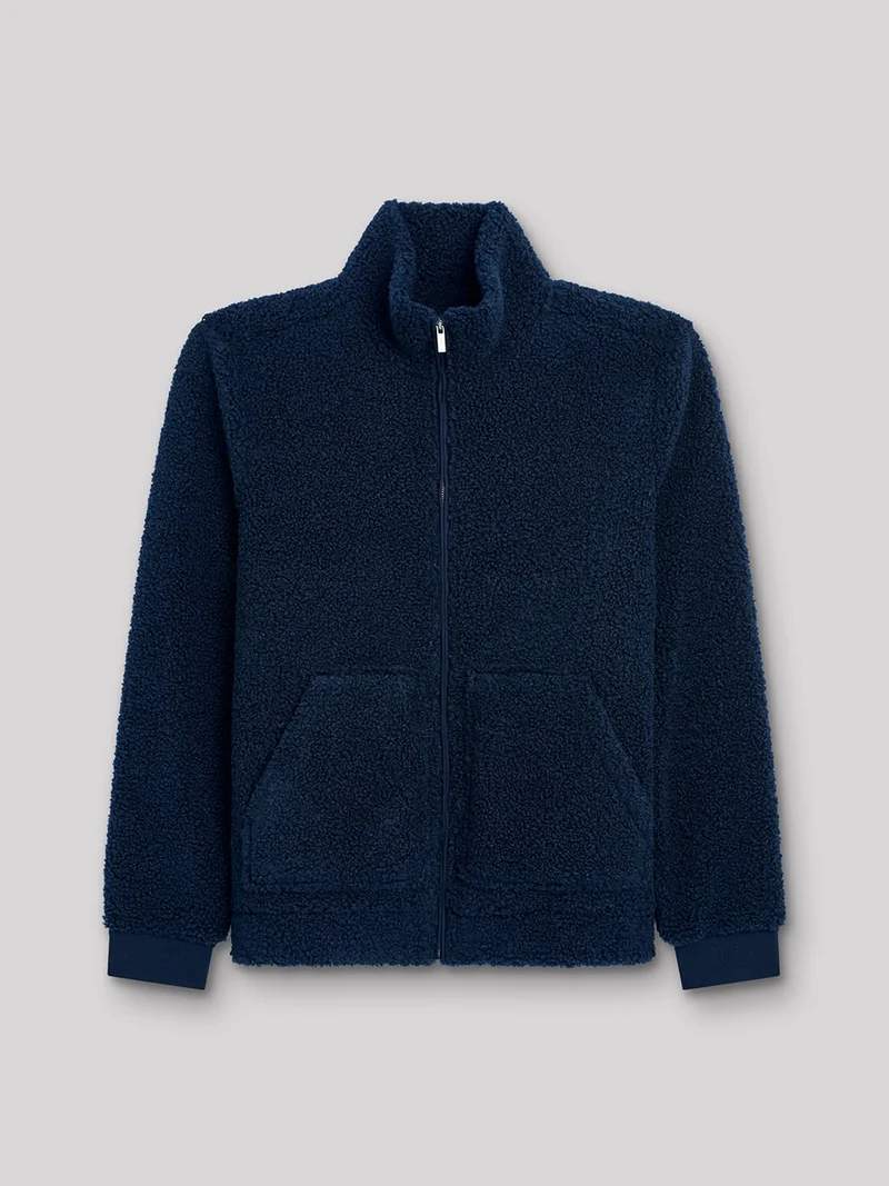 Blouson col montant sherpa