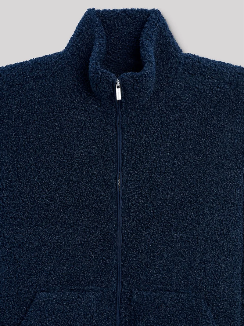 Blouson col montant sherpa