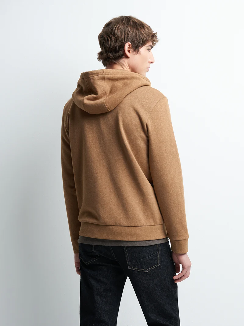 Sweat à capuche uni