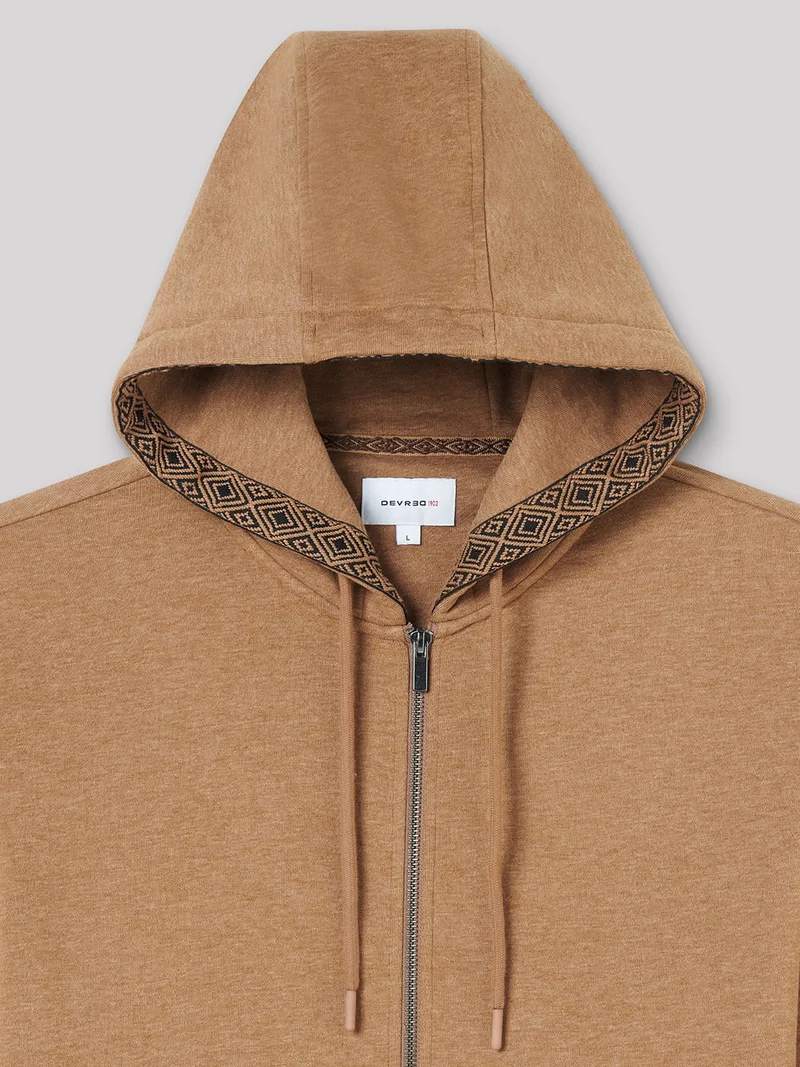 Sweat à capuche uni