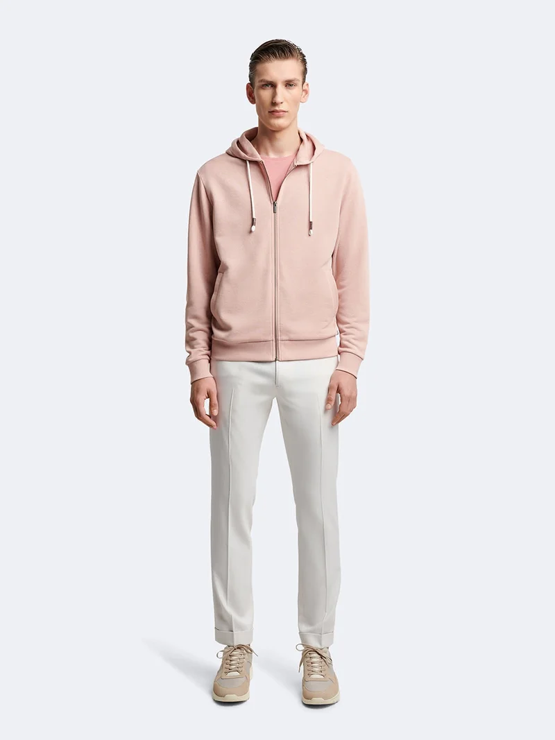 Veste légère en coton à capuche