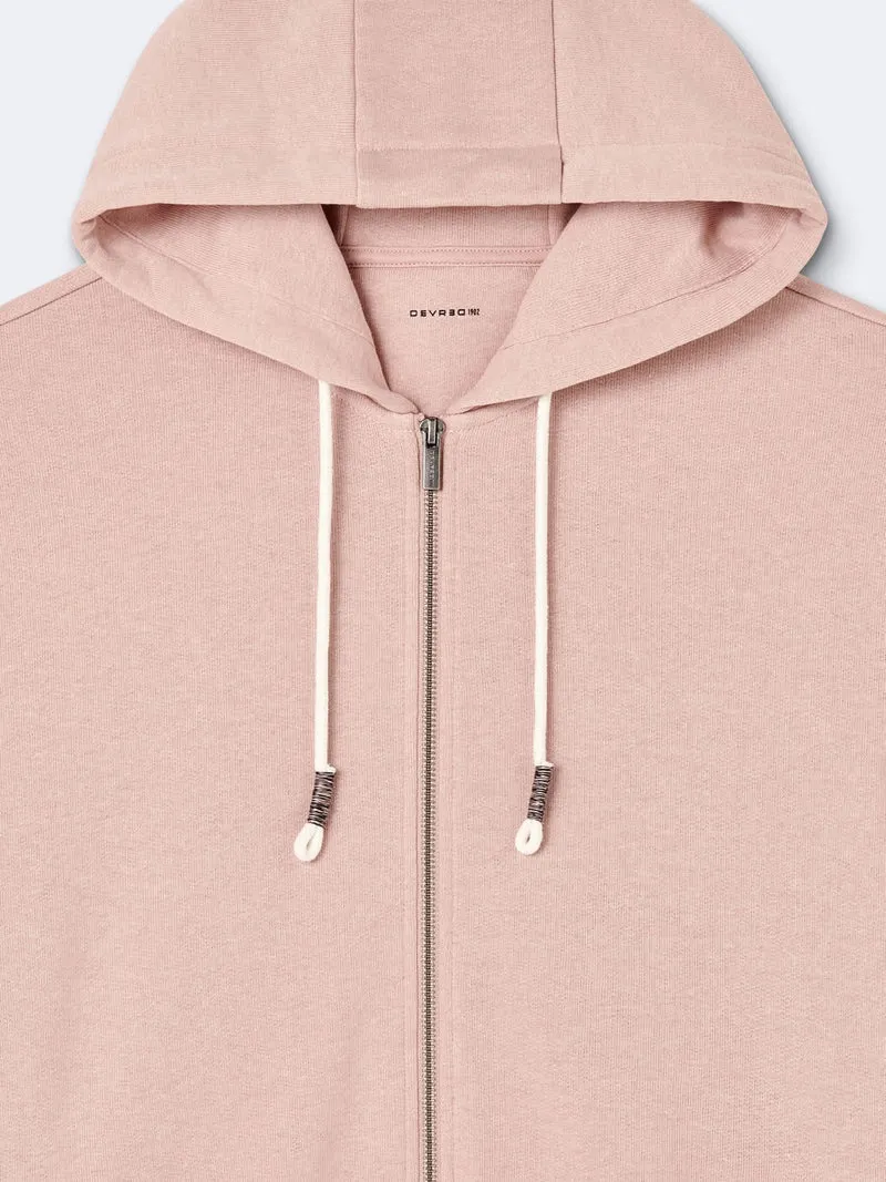 Veste légère en coton à capuche