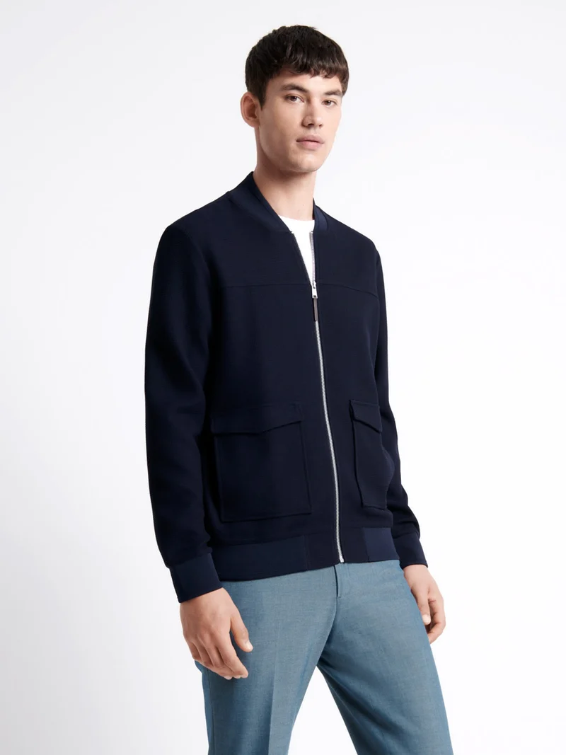 Blouson léger avec un col teddy