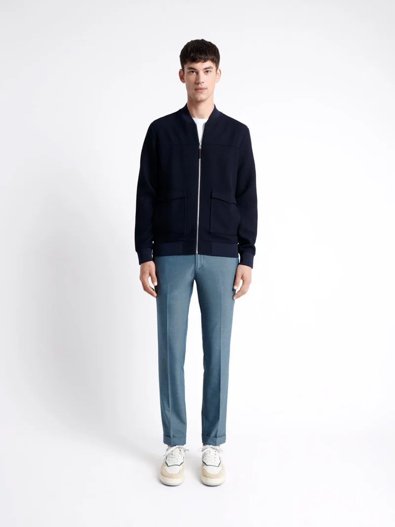 Blouson léger avec un col teddy