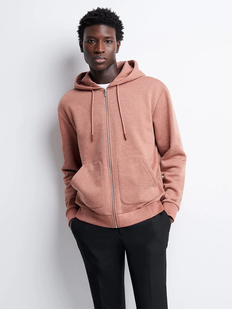 Veste légère regular à capuche