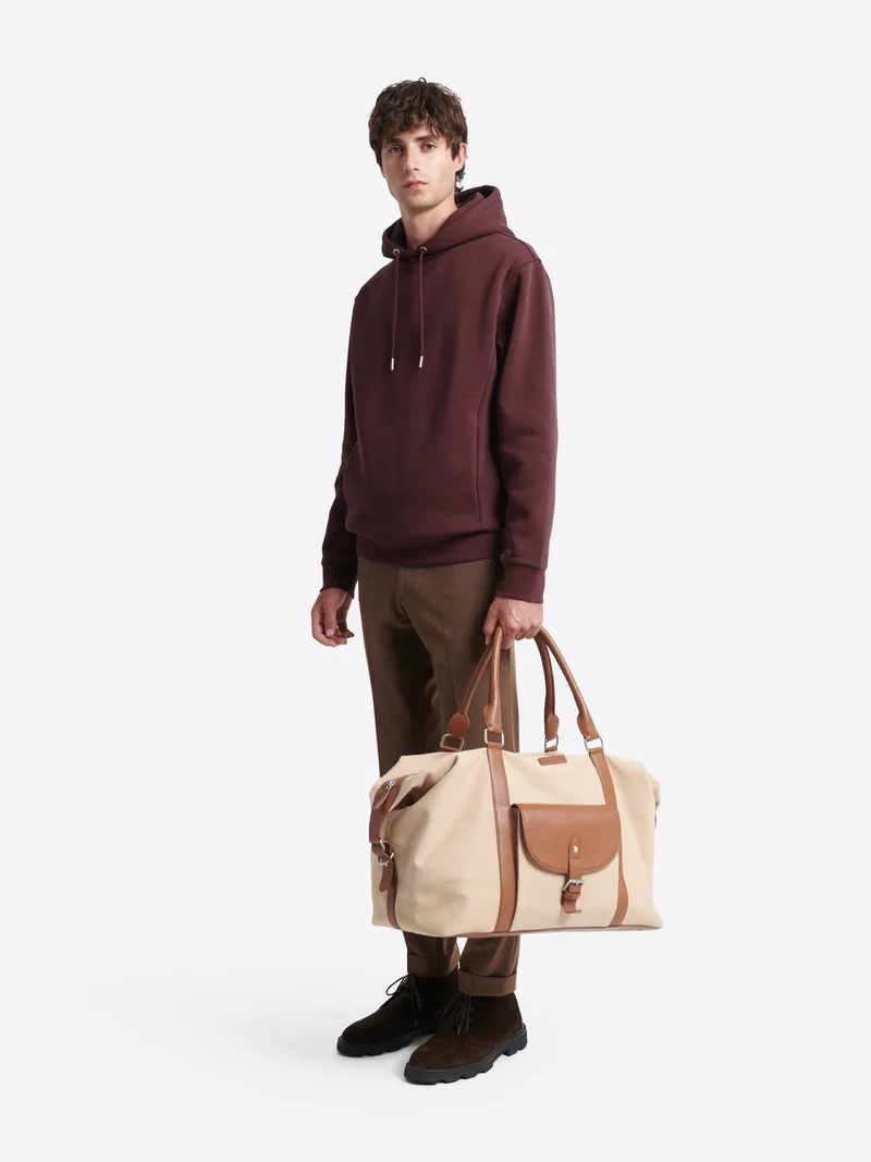 Sweat à capuche en coton