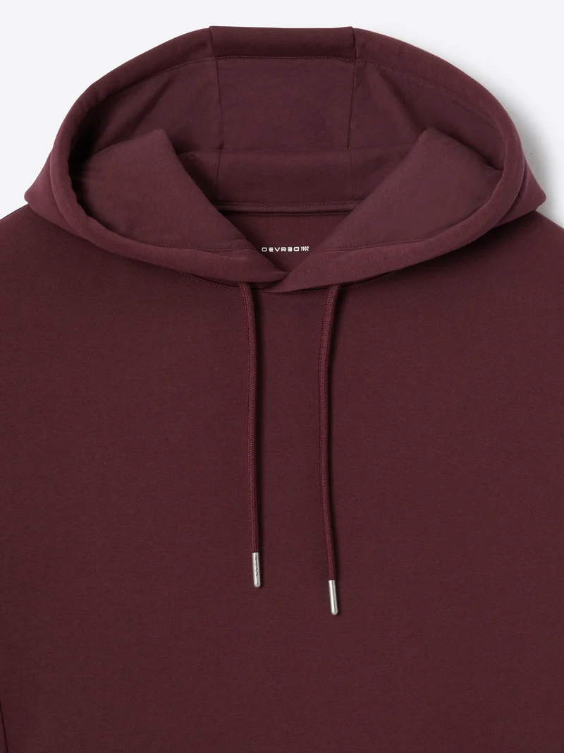 Sweat à capuche en coton