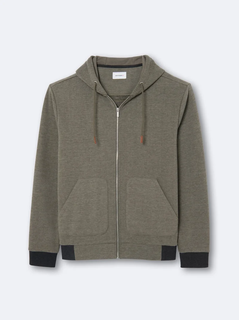 Sweat à capuche contenant de la viscose