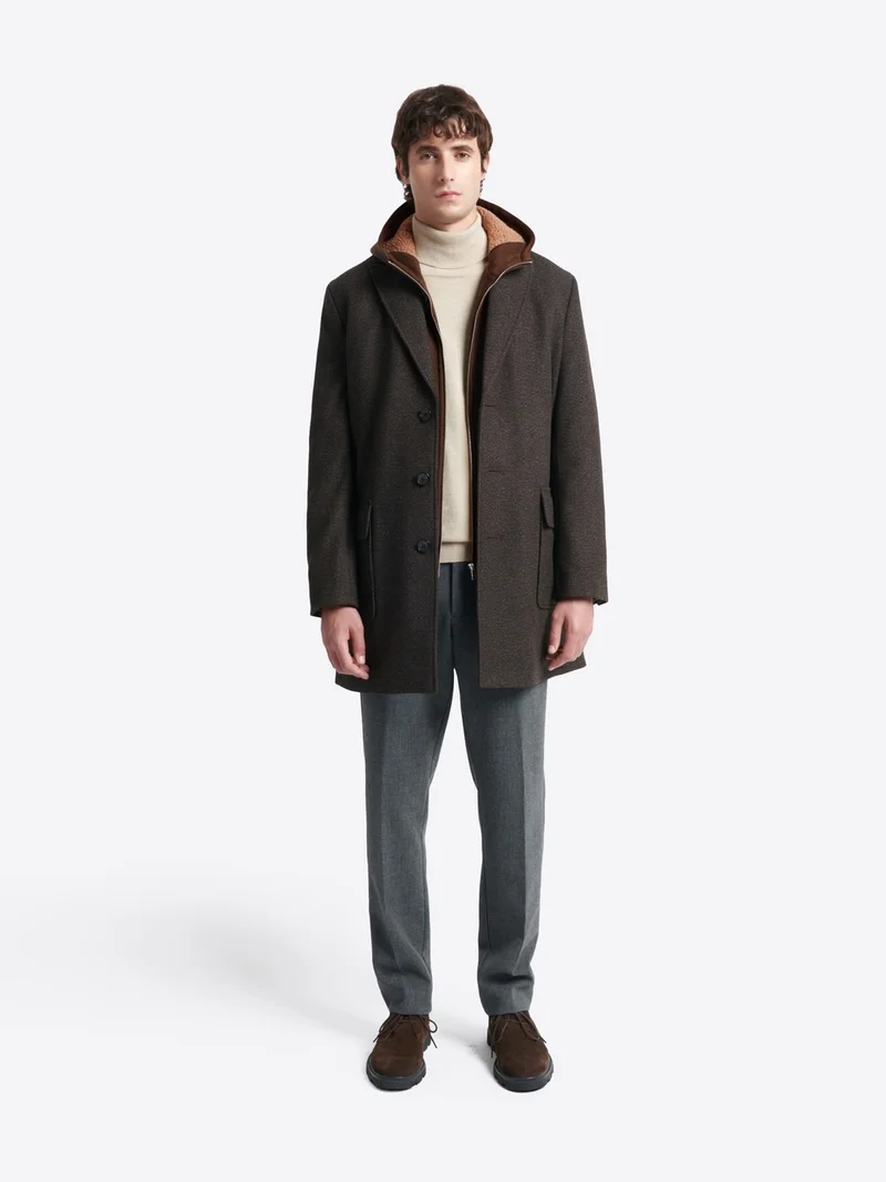 Sweat zippé à capuche avec poches