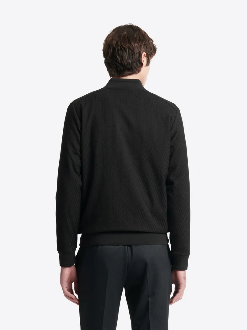 Sweat col teddy zippé