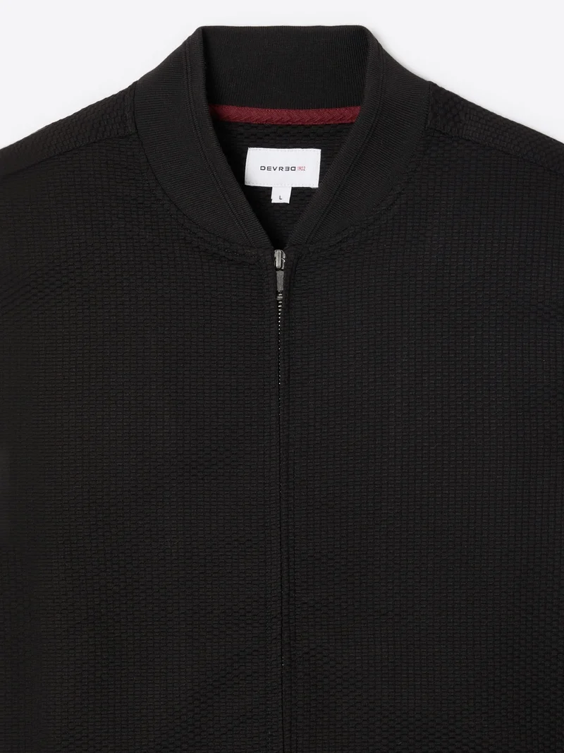 Sweat col teddy zippé