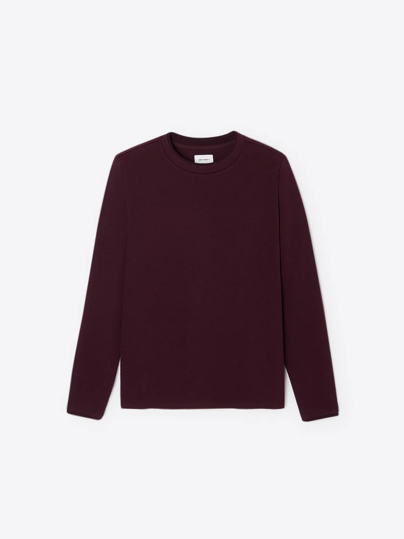 Sweat regular col rond en coton
