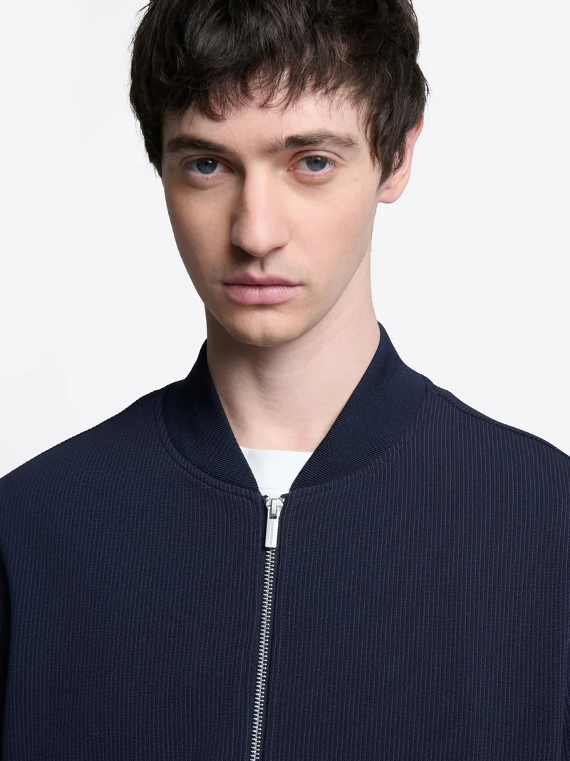 Veste légère col teddy