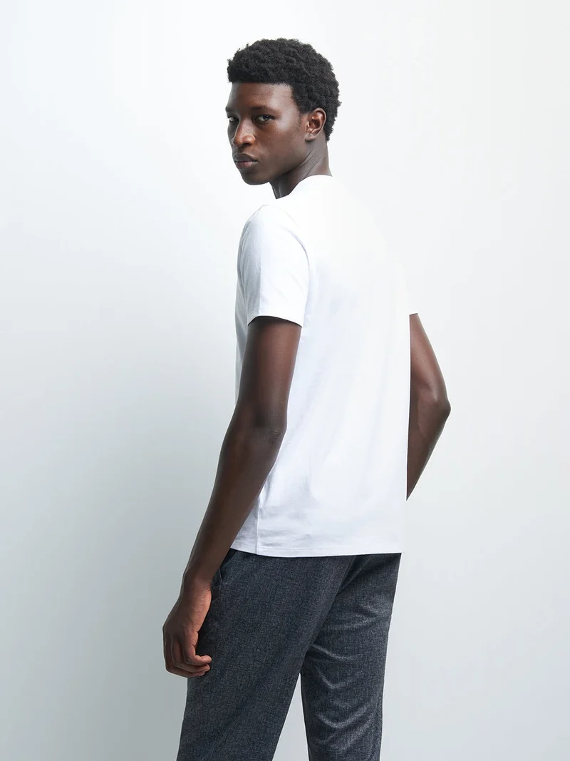 Tee-shirt en coton à motif
