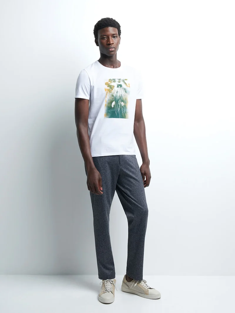 Tee-shirt en coton à motif