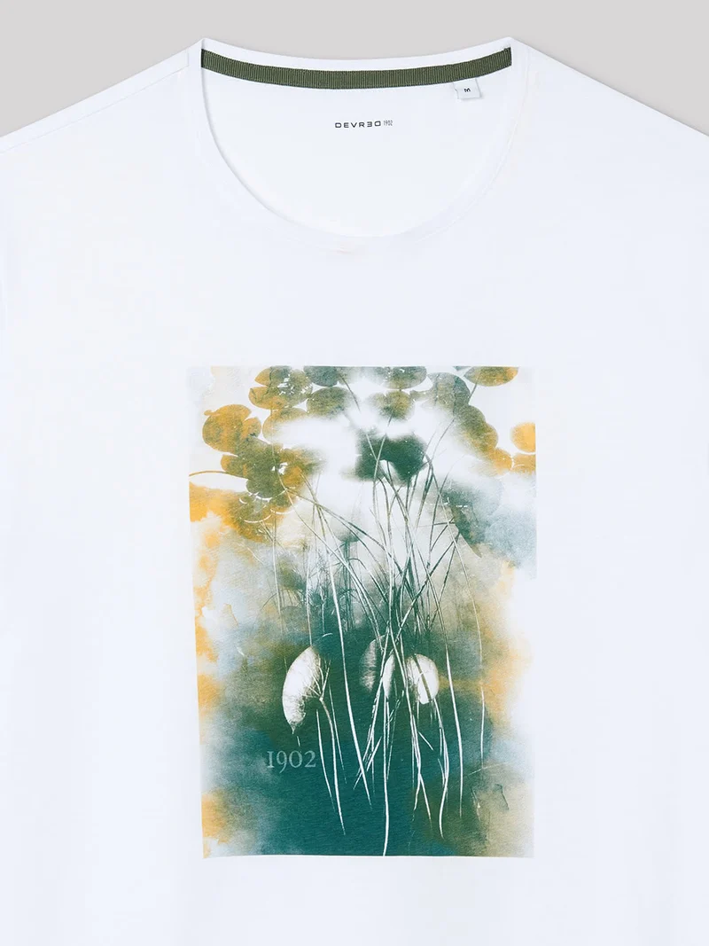 Tee-shirt en coton à motif