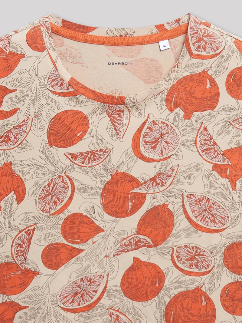 Tee-shirt en coton imprimé