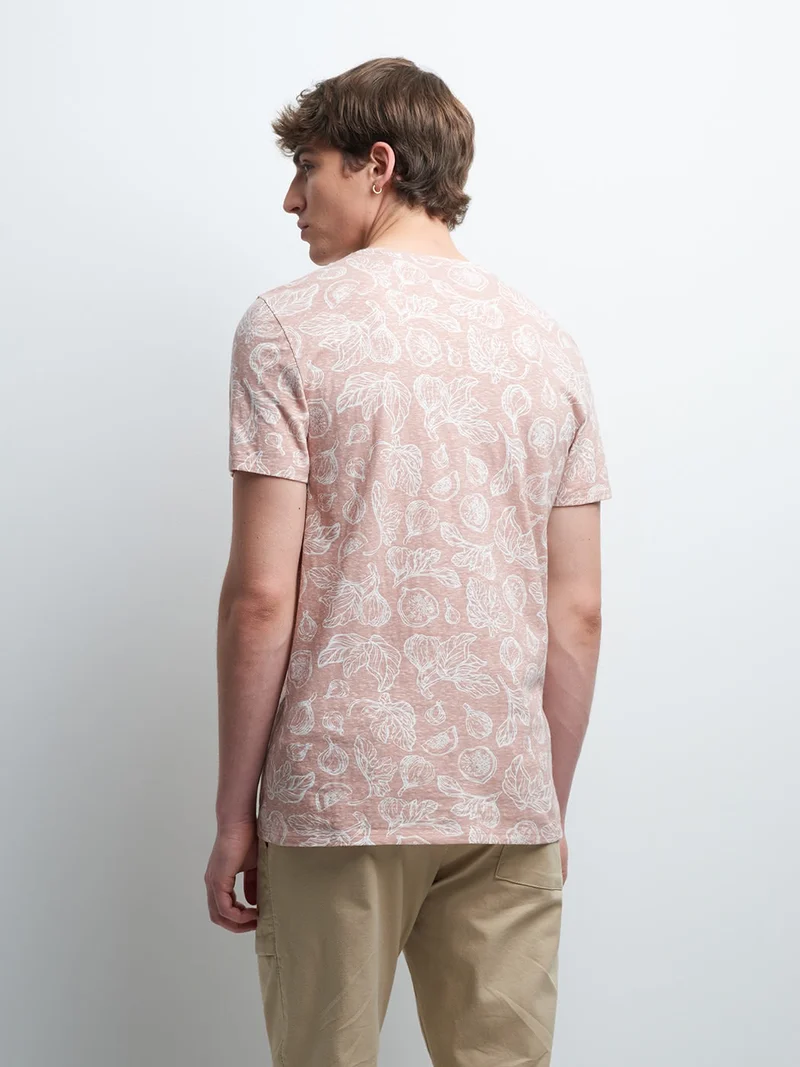 Tee-shirt col rond imprimé