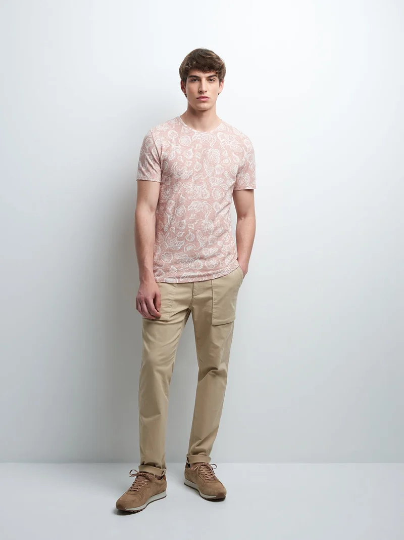 Tee-shirt col rond imprimé