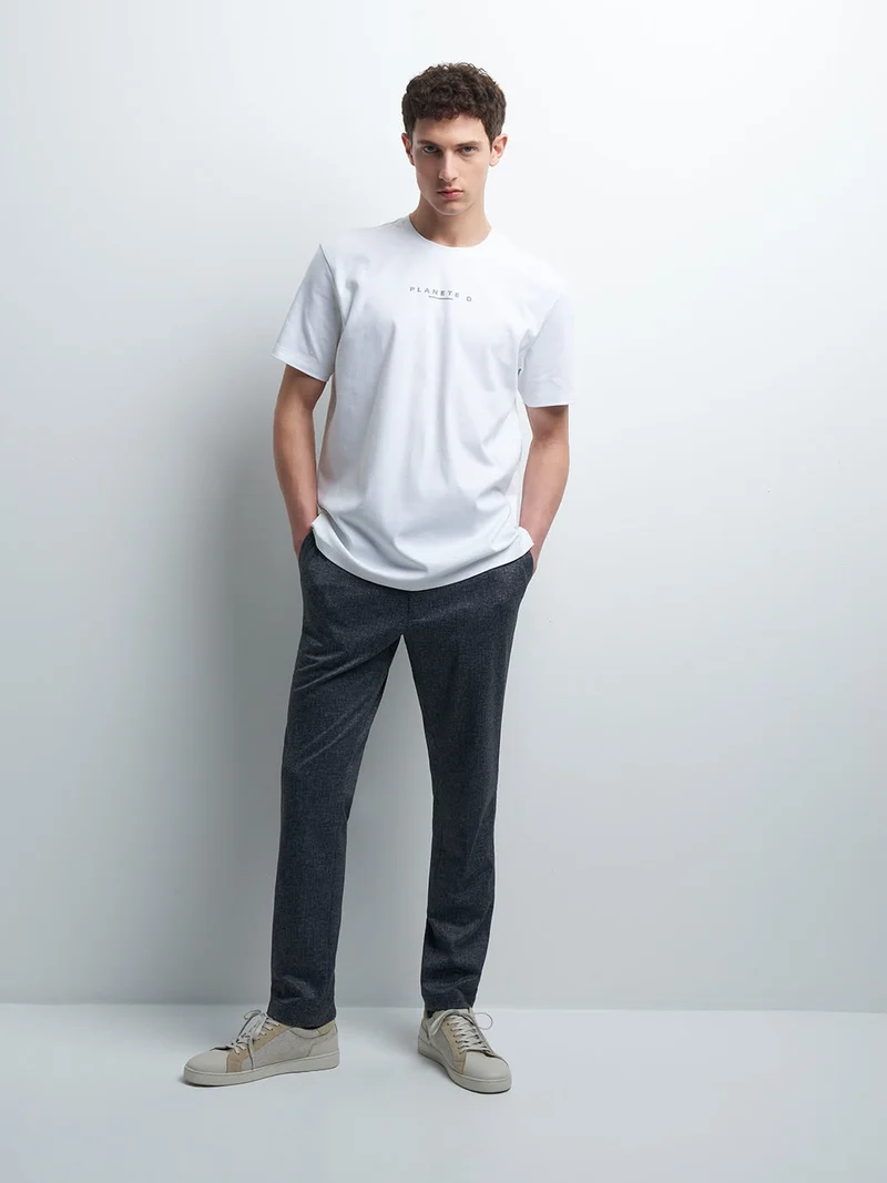 Tee-shirt en coton à message