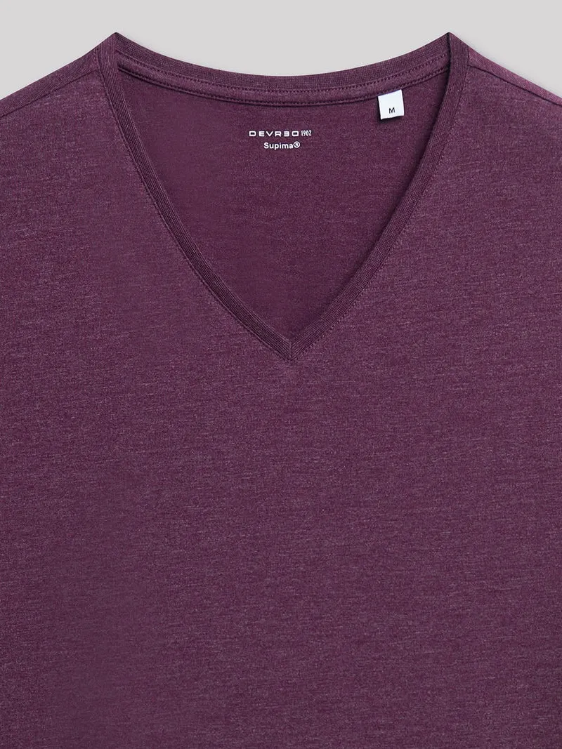 Tee shirt en coton supima® uni