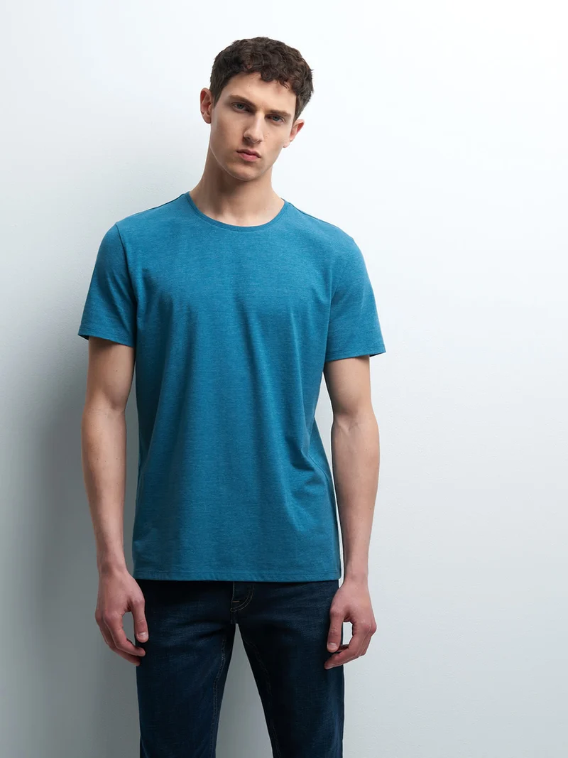 Tee shirt en coton supima® chiné