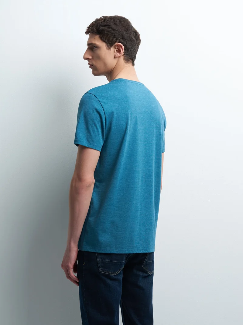 Tee shirt en coton supima® chiné