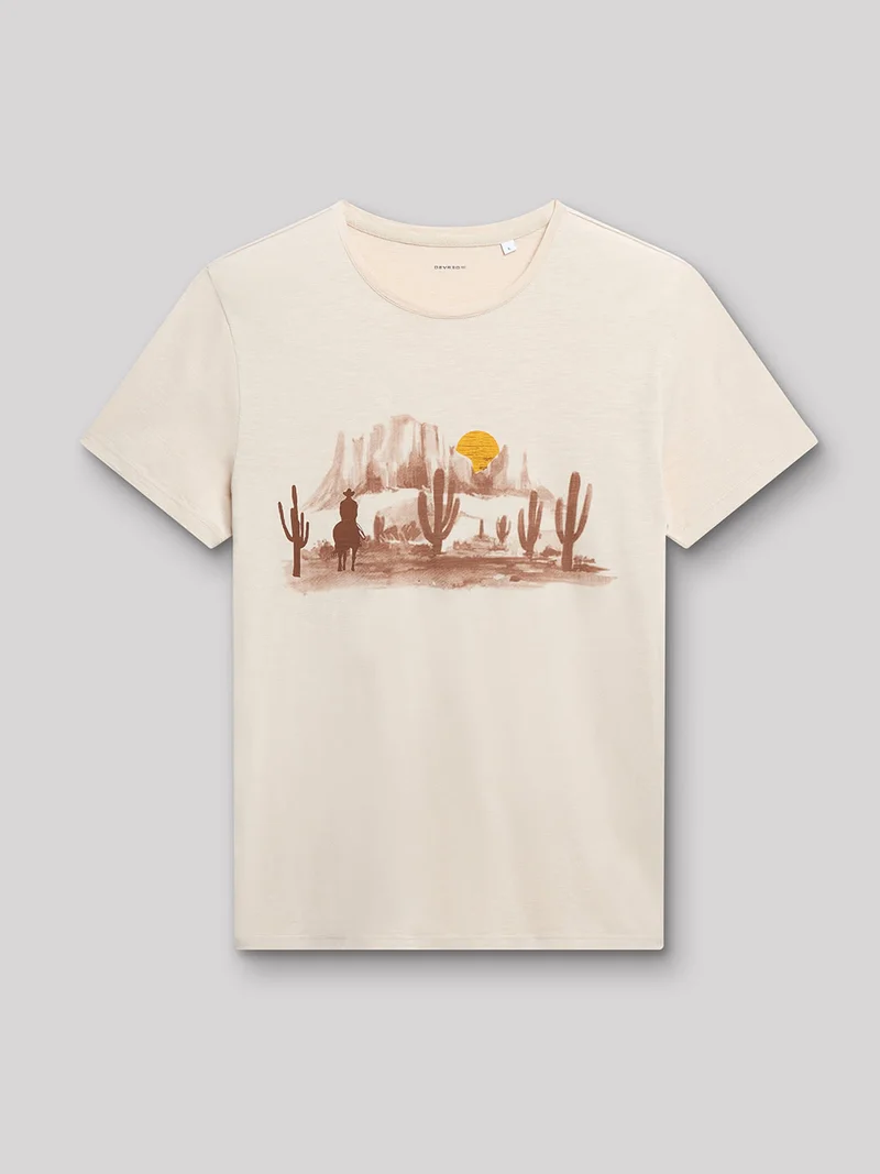 Tee-shirt en coton uni