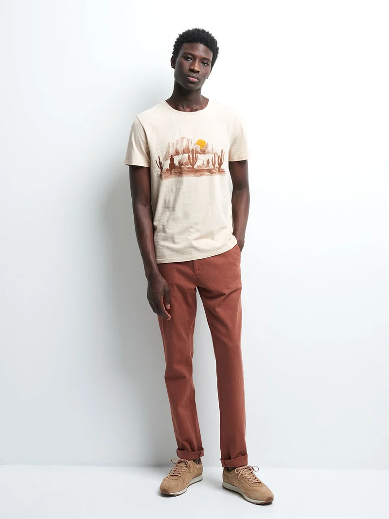 Tee-shirt en coton uni