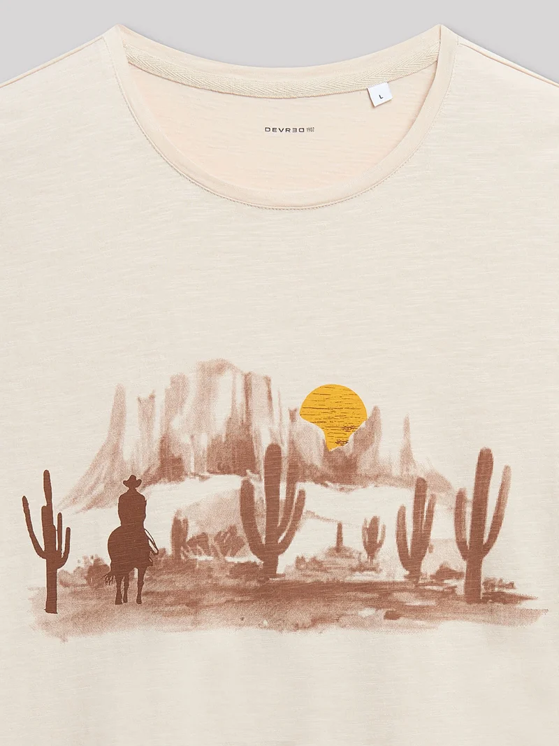 Tee-shirt en coton uni