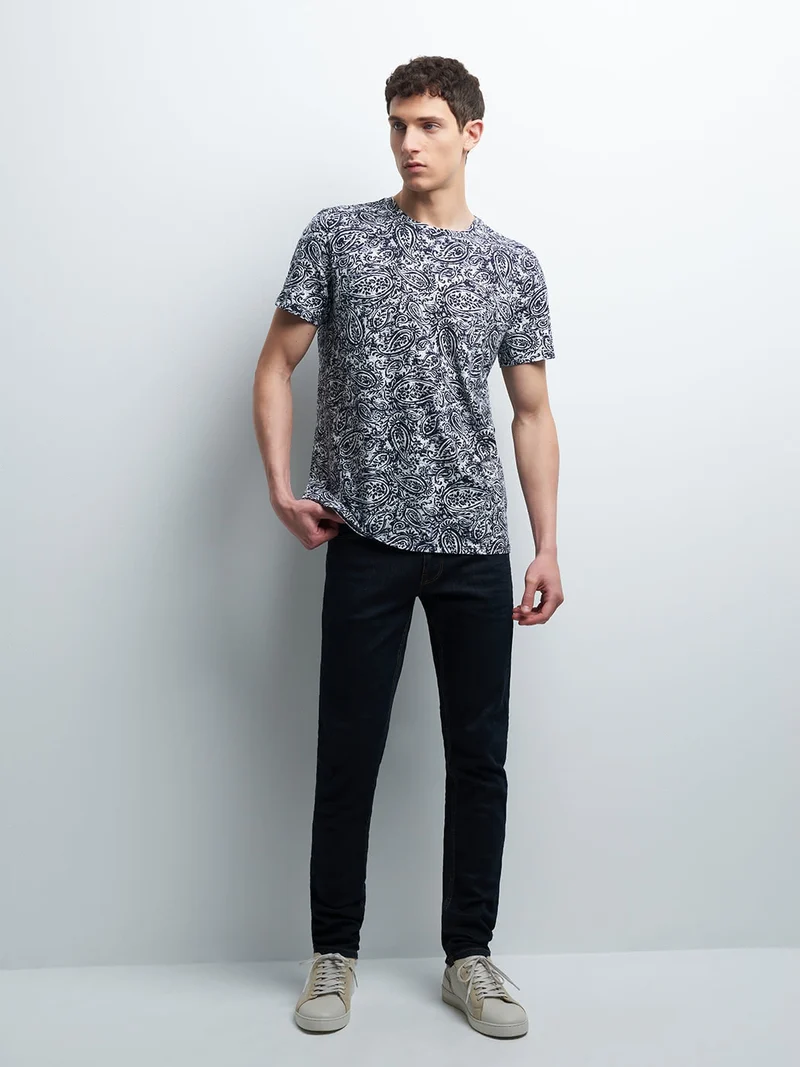 Tee-shirt en coton imprimé