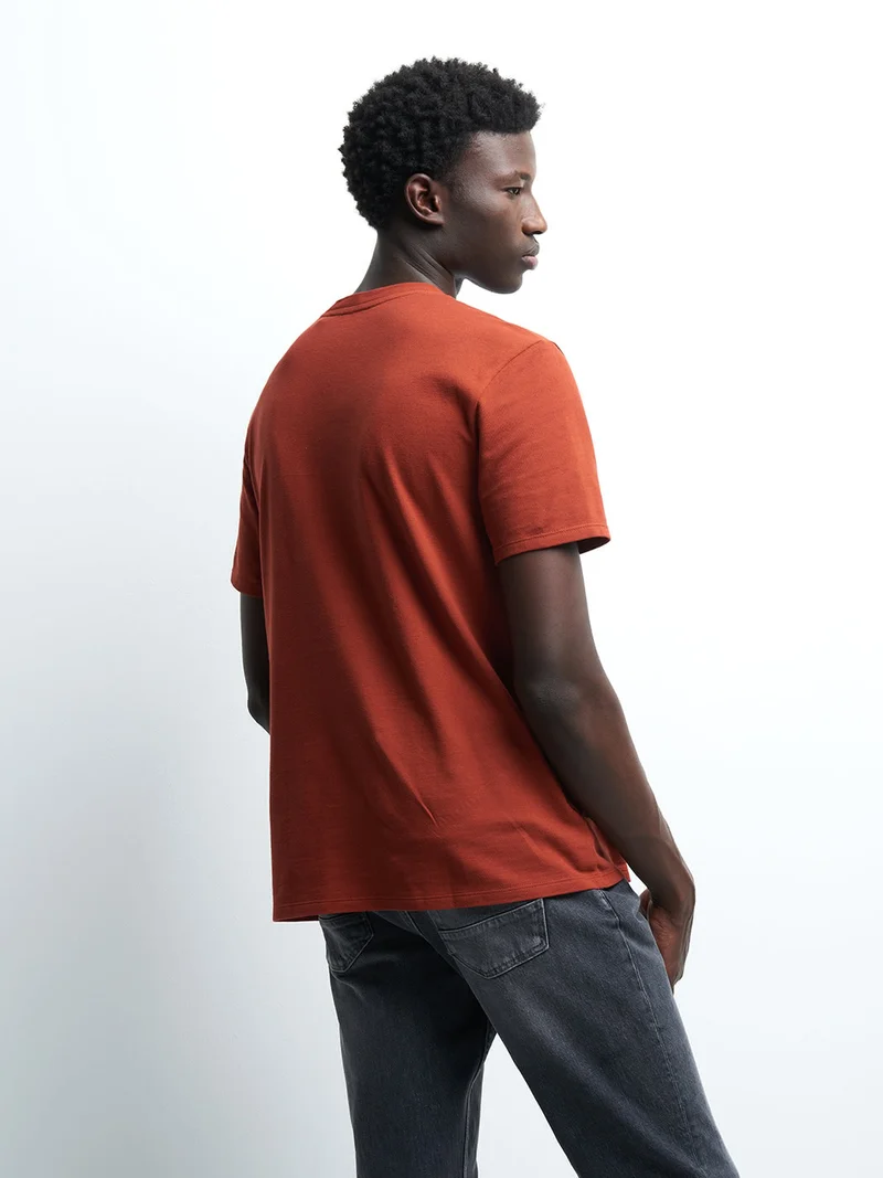 Tee-shirt col rond uni
