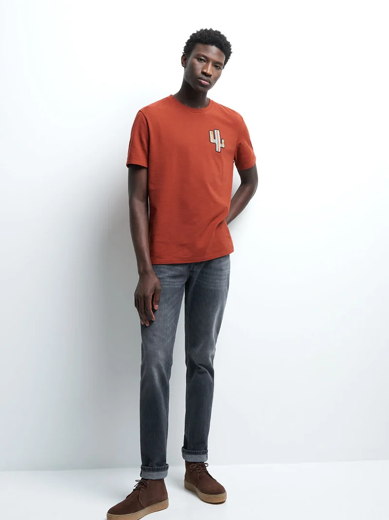 Tee-shirt col rond uni
