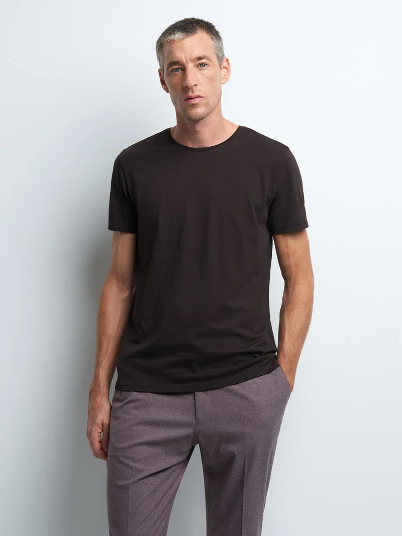 Tee shirt en coton supima® uni