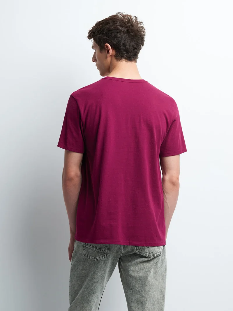 Tee-shirt en coton à motif