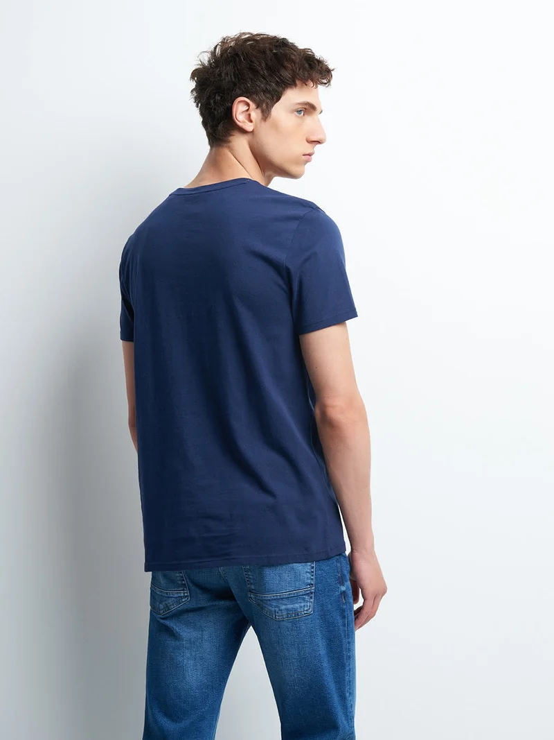 Tee-shirt en coton chiné