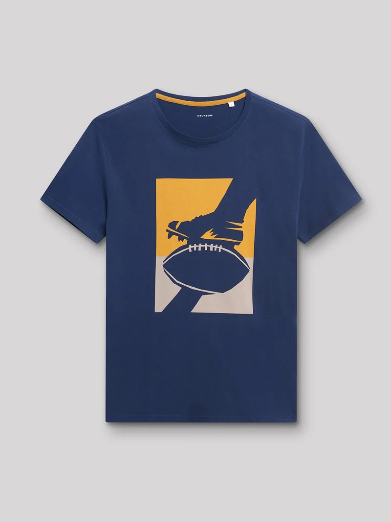Tee-shirt en coton chiné