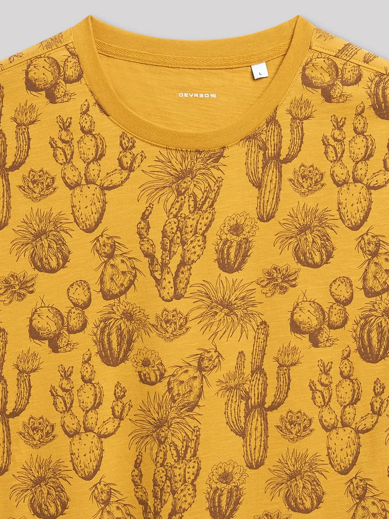 Tee-shirt en coton chiné